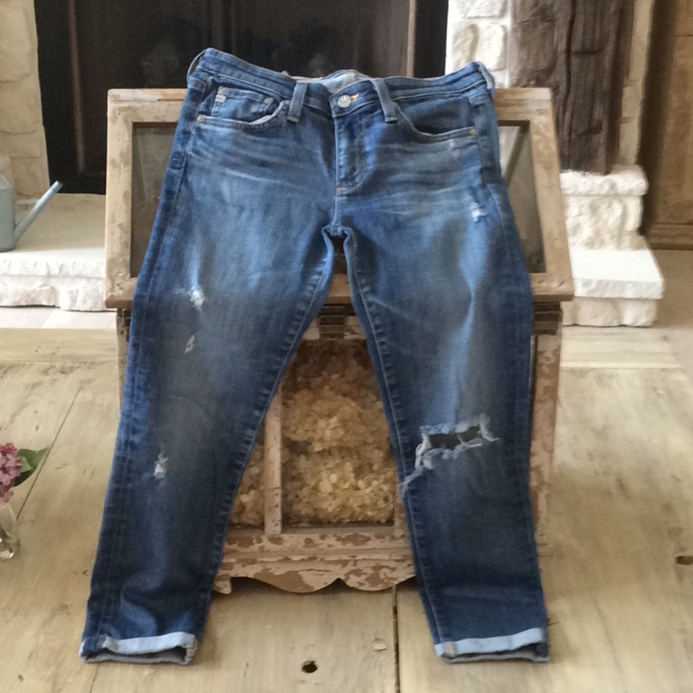 AG Jeans Cigarette Roll Up The Stilt 26